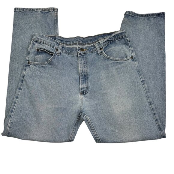 Wrangler Light Wash Straight Leg Jeans Men's Size 35/30 - Picture 2 of 10